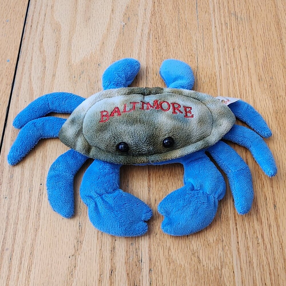 Unipak Blue/Green Baltimore Crab Stuffed Animal Toy